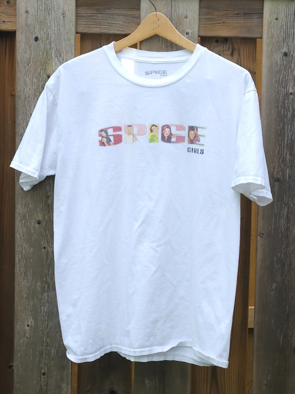 FUN SPICE GIRLS Tee Size Large y2k Pop Music Britpop